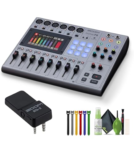 ZOOM PodTrak P8 マルチトラックレコーダー Amazon.com: Zoom PodTrak P8 Portable Multitrack Podcast Recorder